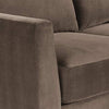 Emerly Modern Velvet Metal Leg Sofa