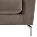 Emerly Modern Velvet Metal Leg Sofa