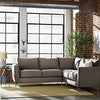 Emerly Modern Velvet Metal Leg Sofa