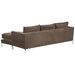 Emerly Modern Velvet Metal Leg Sofa