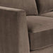 Emerly Modern Velvet Metal Leg Sofa